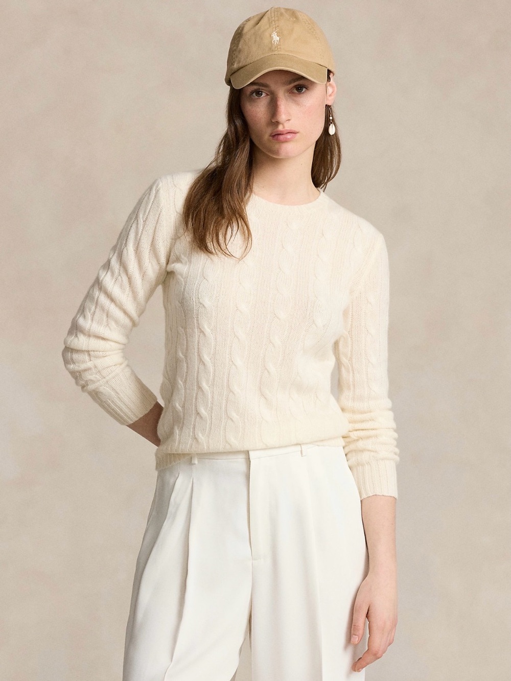 Polo Ralph Lauren Cable Knit Cashmere Sweater